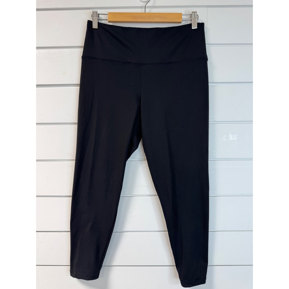 Felina Black High Waisted Leggings Style C6355 Women XL Activewear Athleisure
